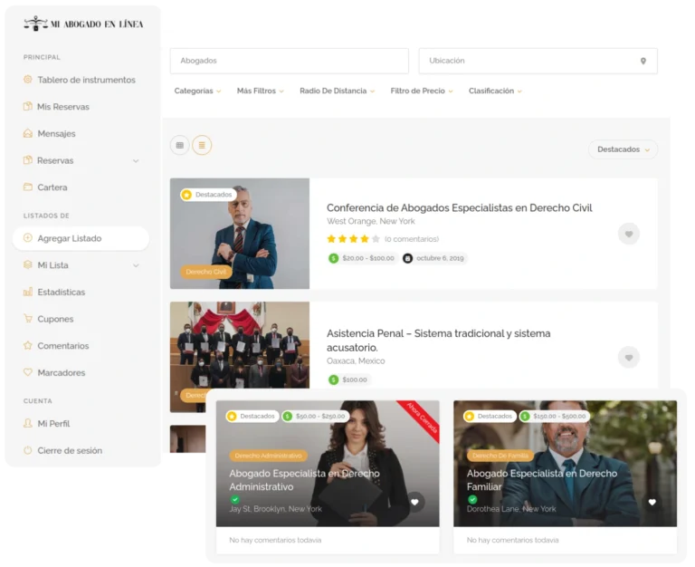 Mi Abogado en Línea Mockup